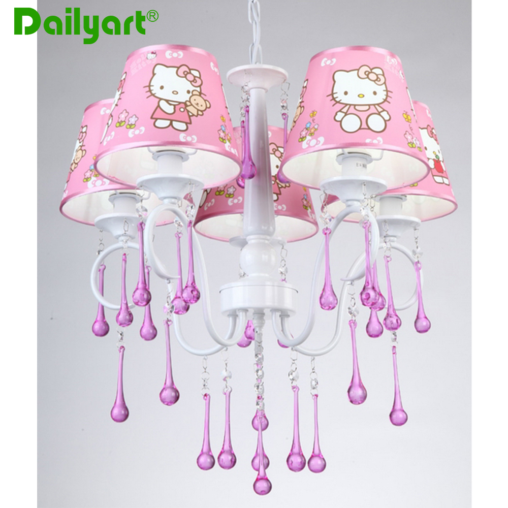 Bedroom.Princess Ÿ Ʈ Ʈ  Dailyart  ŰƼ 5 Ӹ ũ Ǵ  ũŻ Ʈ ./Dailyart Hello Kitty 5 Heads Pink or Blue Crystal Children Pen